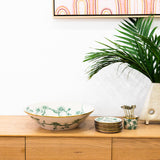 Vintage Bird Large Bowl - British Green