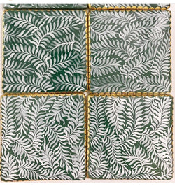 Forest Fern Coasters - Set of Five
