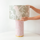 One PAIR of Siloso Sunset Cockatoo Lamps ~ MADE TO ORDER